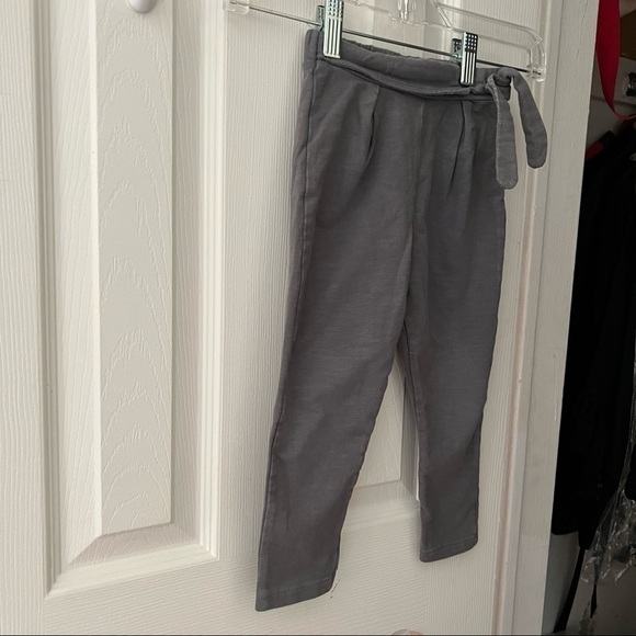 ZARA|BABY Girl|Pants/leggings with belt Size 3-4 years- color grey - Picture 4 of 7